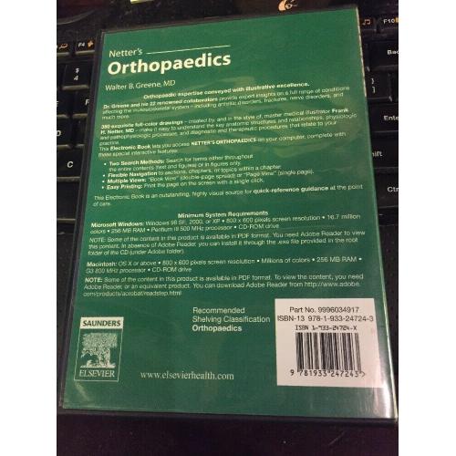 Netter Clinical Science: Netter's Orthopaedics Electronic Book by Walter Greene…