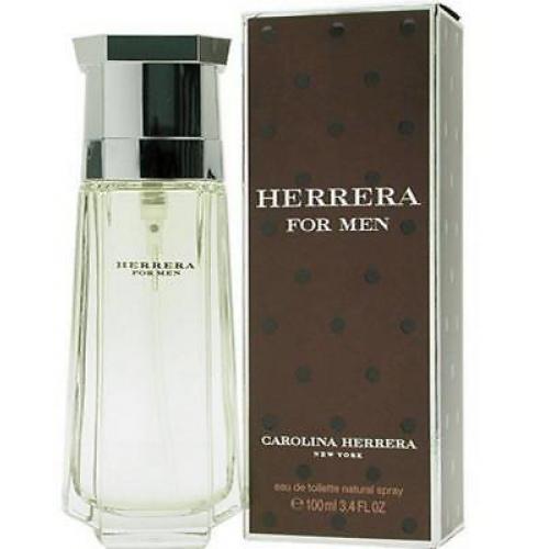 HERRERA for Men Carolina Herrera Cologne EDT 3.4 oz 3.3 New in Box