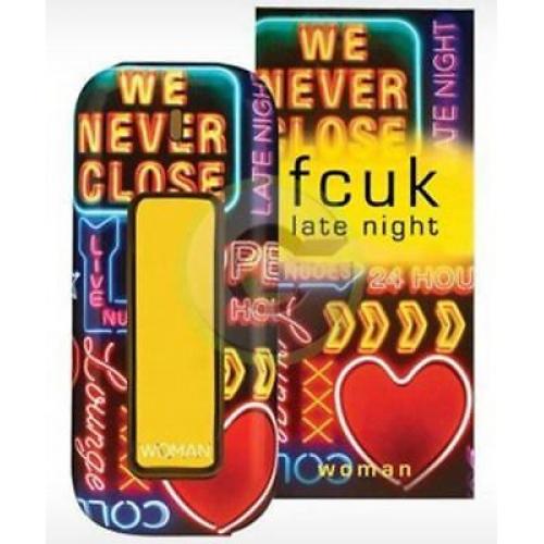FCUK LATE NIGHT by French Connection Perfume 3.4 oz Women edt 3.3 New in Box