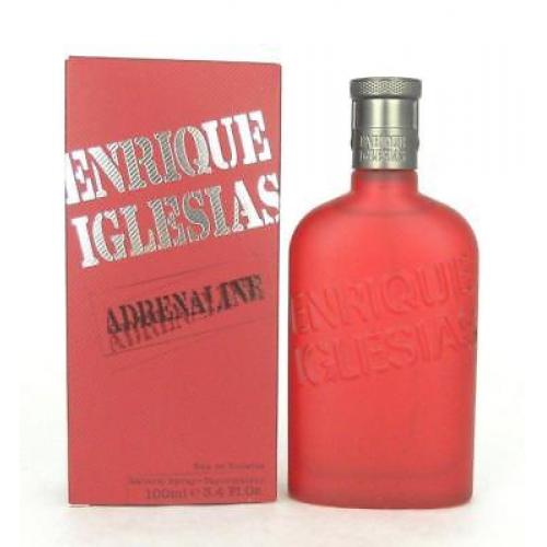 ADRENALINE Enrique Iglesias men cologne edt 3.4 oz 3.3 NEW IN BOX