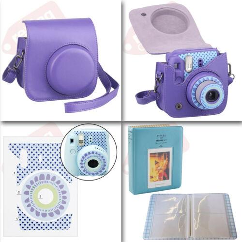 Fuji Instax Mini 8 Fujifilm Instant Film Camera Grape + 40 Film Deluxe Bundle