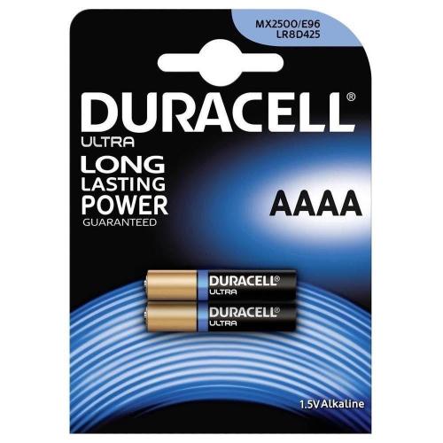 12 New Duracell Ultra AAAA 1.5V Alkaline Batteries MX2500-B2 (6 Two-Packs Cards)