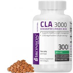 Bronson CLA 3000 High Potency Safflower Oil Weight Loss Exercise Enhancement