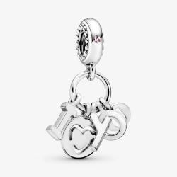 New Authentic Pandora I Love You Dangle Charm Valentine's Day 2018 796596