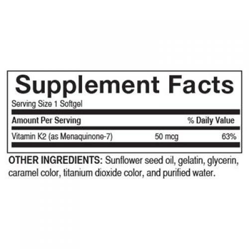 Bronson Vitamin K2, 60 Softgels