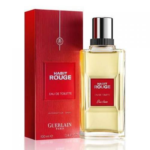 HABIT ROUGE for Men by GUERLAIN edt 3.4 oz Spray New in Box Sealed