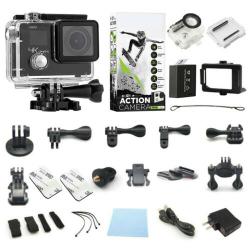 4K Action Camera Dual Screen Ultra HD Camcorder + Accessory Bundle