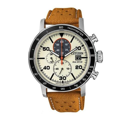 NEW Citizen Eco-Drive Men's Chronograph Tachymeter Watch - CA0641-16X