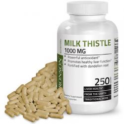 Bronson Milk Thistle Liver Antioxidant Support 1000mg, 250 Capsules