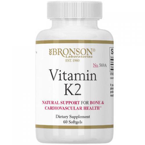 Bronson Vitamin K2, 60 Softgels