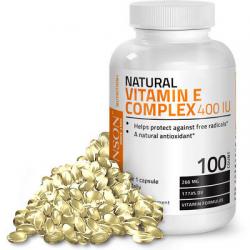 Bronson Natural Vitamin E Complex 400 I.U, Antioxidant Protection, 100 Softgels