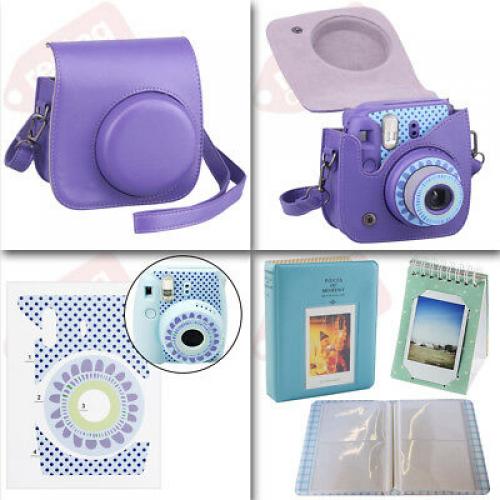 Fujifilm Instax Mini 9 Instant Film Camera Smokey White + 40 Film Deluxe Bundle