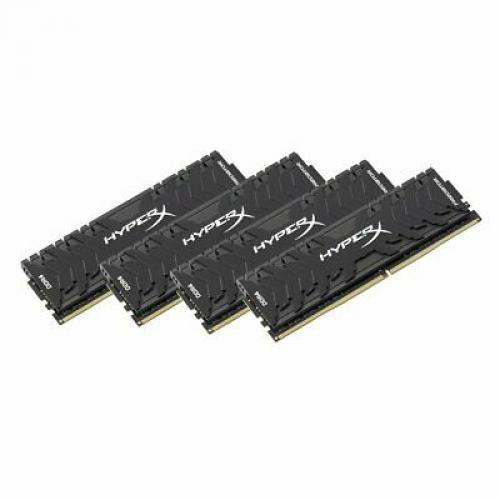 HyperX Predator Bk 64GB 2400MHz DDR4 CL12 DIMM (Kit of 4) XMP (HX424C12PB3K4/64)