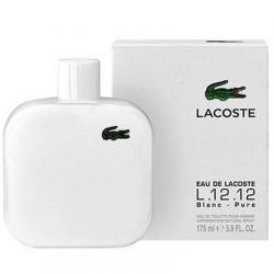 Eau de LACOSTE L.12.12 BLANC PURE cologne men EDT 5.9 oz NEW IN BOX