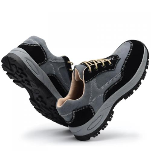 Men Work Safety Shoes Steel Toe Breathable Casual Boots