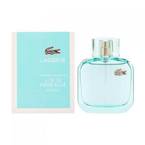 L12.12 POUR ELLE NATURAL By Lacoste perfume EDT 3 / 3.0 oz New in Box
