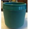 VINTAGE THERMA-MUG BY THERMA SYSTEMS COFFEE MUG CUP IN TEAL BLUE GREEN D HANDLE