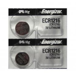 2 CR1216 Energizer Watch Batteries Lithium Battery Cell