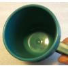 VINTAGE THERMA-MUG BY THERMA SYSTEMS COFFEE MUG CUP IN TEAL BLUE GREEN D HANDLE