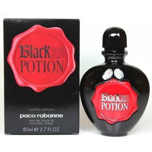 Black XS POTION Limited Edition Paco Rabanne Women 2.7 oz EDT New in Box