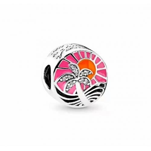 Authentic Pandora Charm 792116 S925 ALE Tropical Paradise Sunset Enamel Bead