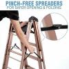 Rackaphile Clothes Drying Rack 2 in 1 Laundry Drying Rack Step Ladder Aluminu...