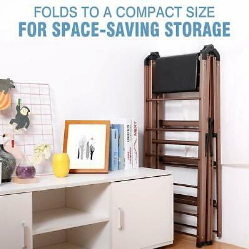 Rackaphile Clothes Drying Rack 2 in 1 Laundry Drying Rack Step Ladder Aluminu...