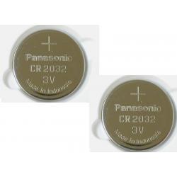 2 pc BULK PANASONIC CR2032 cr 2032 ECR2032 3v LITHIUM BATTERY EXPIRE 2025