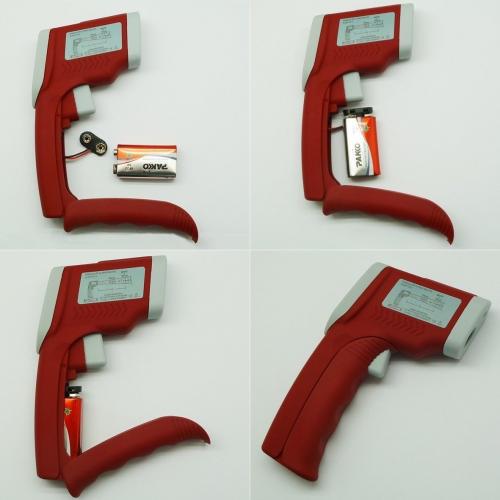 Temperature Gun Non-contact Infrared IR Thermometer Range -58F to 1022F w/ Laser