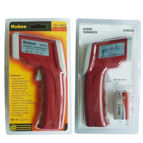 Temperature Gun Non-contact Infrared IR Thermometer Range -58F to 1022F w/ Laser