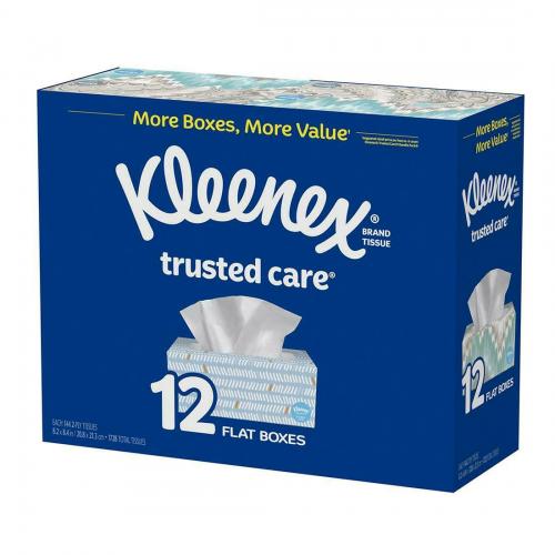 Kleenex Ultra Soft Facial Tissues - Flat Boxes (12 pk., 110 tissues)