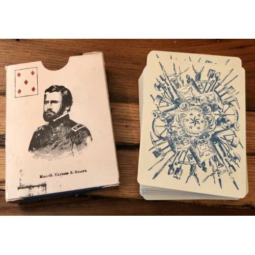 Union Generals Civil War Deck Playing Cards Made in USA 52 +2 Extra