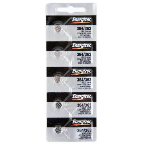 1 NEW ENERGIZER 364 363 SR621W SR621SW watch battery
