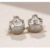2 Pandora Silver 925 Disney Mickey Minnie Portrait Clip Charms 797495 797496
