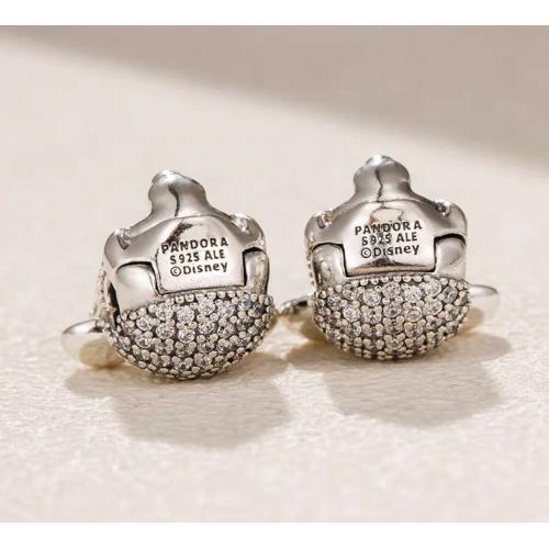 2 Pandora Silver 925 Disney Mickey Minnie Portrait Clip Charms 797495 797496