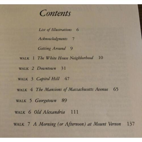 XL12/ Walking Tours of Old Washington and Alexandria by Hogarth, Paul