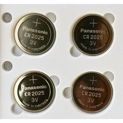 4 NEW PANASONIC CR2025 ECR 2025 Batteries 3V Exp.2025