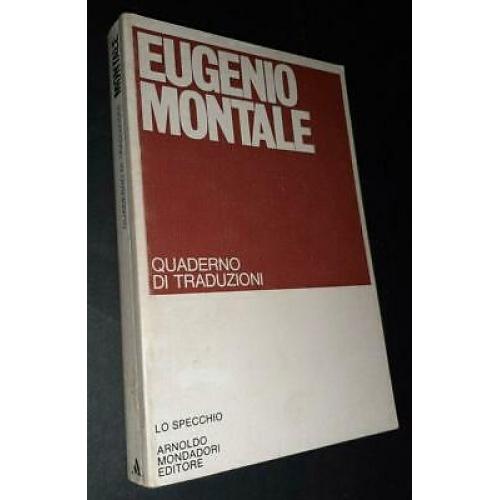 Ossi di seppia 1976 Printing Eugenio Montale Pub Mondadori
