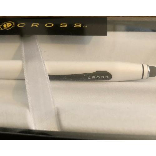 Cross Tech2 Ballpoint Pen and Stylus with 2 Bonus Refills, White At0652rfdc-5