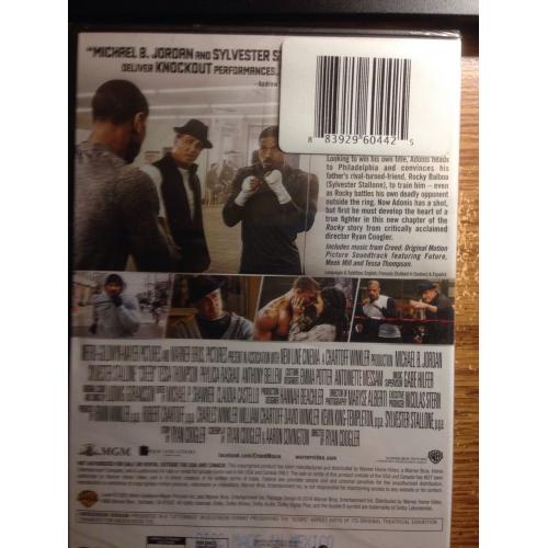 Creed (DVD movie) New, Free shipping