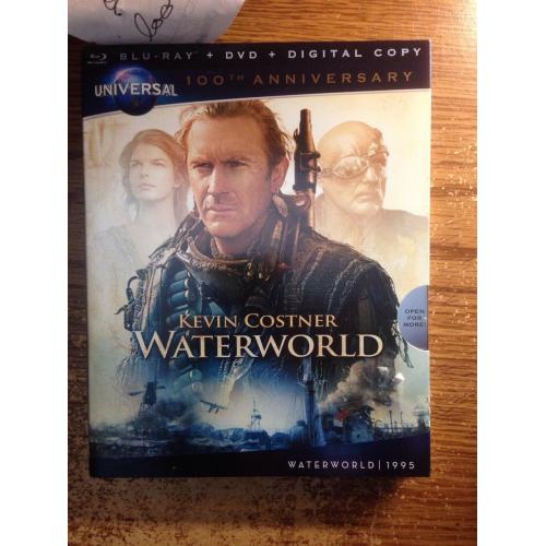 Waterworld (Blu Ray/DVD) movie, New, Free shipping
