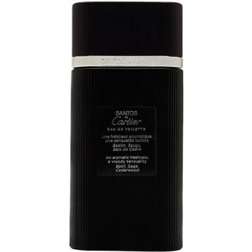 SANTOS de CARTIER Cologne for Men 3.3 oz / 3.4 oz Spray edt New tester