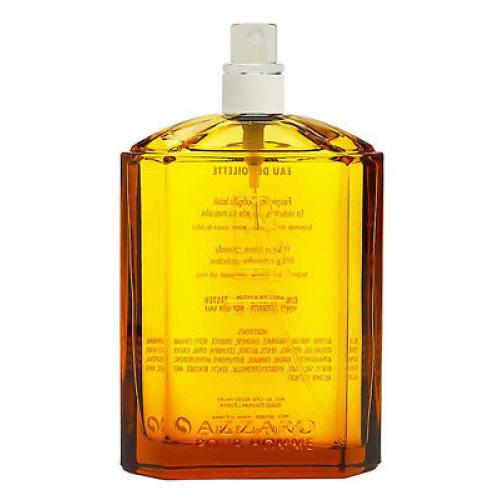 AZZARO pour Homme Cologne 3.3 oz / 3.4 oz Tester (Rechargeable-Refillable)