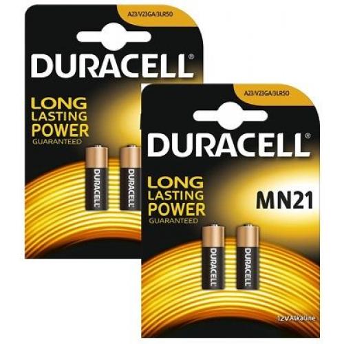 6 Pack Duracell A23 12 Volt Battery MN21 MN23 23AE 21/23 GP23 23A 23GA
