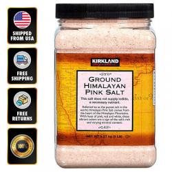 Kirkland Ground Himalayan Pink Salt 5 Lbs