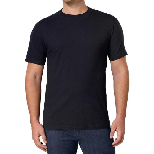Kirkland Crew Neck T Mens Tee Undershirts Shirts Cotton Tagless Black S Small