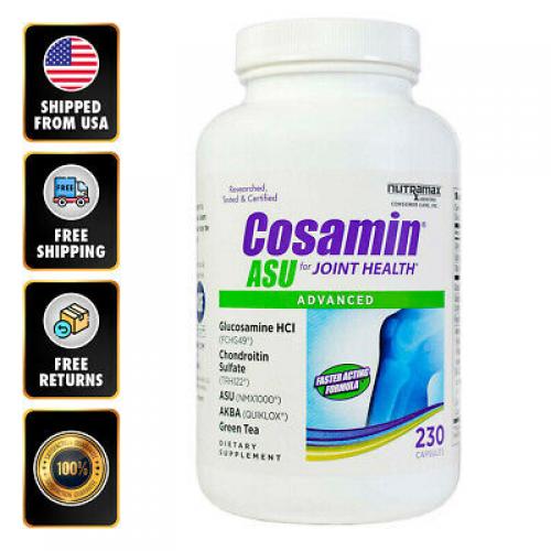 Cosamin ASU Joint Health 230 Caps Glucosamine + Chondroitin Fast Acting EXP