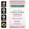 Natures Bounty Hair Skin and Nails 250 Softgels No Artificial Flavors EXP