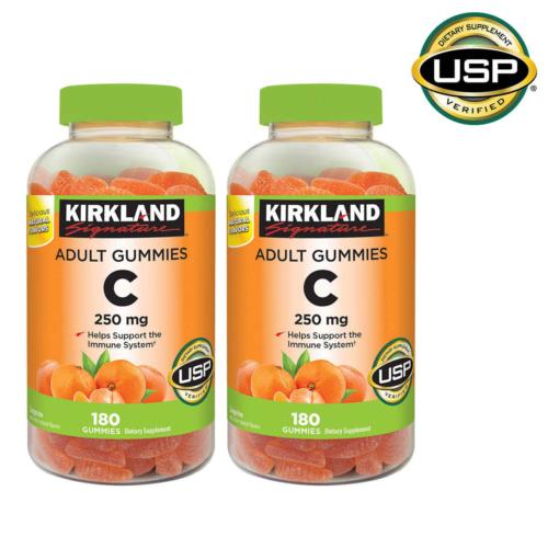 Gummies Kirkland Vitamin C 360  Signature 250 Mg 2 250mg 180 X Pack New Imm