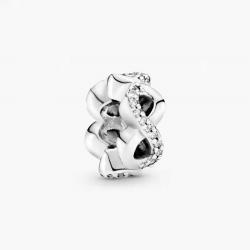 New Authentic Pandora Infinite Love Spacer Sterling Silver Charm 792101